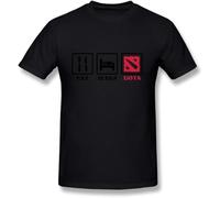Flip Rings Guy's Eat Sleep Dota T-Shirt(Medium)