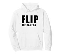 Flip The Camera - Funny Trending Meme Minimal Text Sweat à Capuche