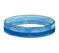 FlipBelt Ceinture de Course avec Fermeture éclair, Sac Banane pour Femme et Homme, pour téléphone, clés, Argent, US Company, Sayram Blue, L, Bleu Sayram, L