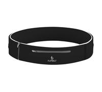 FlipBelt Elite - Ceinture de Course pour téléphone et Petits Accessoires, résistante à l'eau, Noir, Taille XS