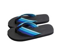 Flipflop Tongs plates pour homme et femme - Sandales de plage - Chaussures de bain - Antidérapantes - Chaussures de douche d'été confortables - Tongs légères, bleu, 38 EU