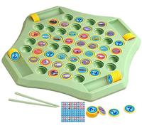 Flipfun Flip Match Jeu De Société, 52 Pièces Flip Chess Memory Game Flipfun Flip-Match Jeu De Société for Enfants Flip Match Memory Chess Game for Les Réunions De Famille(Transportation)