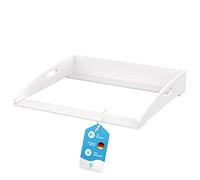 FLIPLINE Hemnes HappyBaby Matelas à langer, blanc, 85 x 75 x 13 cm, pour commode IKEA Hemnes, avec sécurité à 2 niveaux sur le mur et la commode, plan de table à langer, 100% sûr