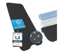 FLIPLINE Tapis de Bain[100x40 cm] - Natura Skin-Sensible - Fabriqué en TPE - Pas en PVC ! - Lavable en Machine - sans BPA - pour Enfants et Bébés - Tapis de Bain Antidérapant