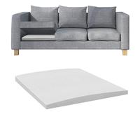 Flipped Warmth Coussin de Soutien pour canapé d'assise affaissé, Blanc, 50x50cm 1 pièces, Pliable, Découpable, pièce de Rechange, en Mousse Haute densité, pour la Plupart des canapés