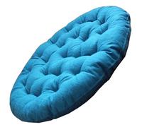 Flipped Warmth Grand Coussin de méditation Rond pour Yoga, Coussin de Sol épais rembourré en Lin, Coussin de Sol Rond pour Enfants, Animaux domestiques