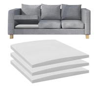 Flipped Warmth Mousse de Rembourrage Haute Densité, Coussin canapé Coussin Multifonctionnel pour Assise, à Découper pour Chaise et Canapé, 3 pièce 60x60cm Rembourrage Coussin