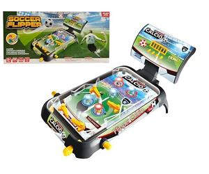 Flipper Électronique avec Effets Lumineux et Sonore Flipper Électronique Lumières Sons Affichage Numérique Score Automatique Flippers 4 Pelles Soccer Footbal Enfants avec Musique Pinball Jeu Arcade
