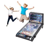 Flipper Électronique de Table | Jouet de Mémoire et Rapidité pour Enfants 4 Ans et Plus | Jeu de Cerveau avec Lumières et Sons | Super Pinball Arcade | Cadeau d'anniversaire