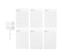 Flipper Optique, Flipper Optique Optométrie Flip en Plastique Optométrie Réglable Flip en Plastique 6PCS avec Instrument Optique de Carte Visuelle (±150 degrés)