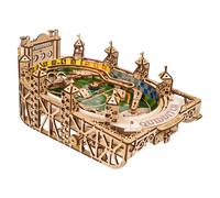 Flipper Quidditch en bois à construire ? maquette mécanique 3D inspirée de l?univers Harry Potter brown TU