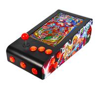 Flipper virtuel Pincab He man avec écran de 13"". Inclut Visual Pinball X, PinballX, 700 tables et 947 jeux d'arcade