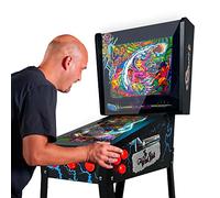Flipper virtuel, Playfield 18,5", Backglass 15", PC AMD Ryzen 5, 16 GB de RAM 256GB SSD, Comprend Plus de 500 Tables de Flipper visuel et Plus de 900 Jeux Verticaux, capteur KL25Z (Version AMÉLIORÉE)