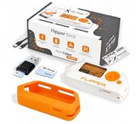 Flipper Zero Protective Set | Flipper Zero | Coque en silicone | Câble USB-C | Carte mémoire 64 Go - Outil électronique tout-en-un : Sub-GHz, RFID, NFC, télécommande radio, infrarouge, open-source