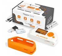 Flipper Zero Set | Flipper Zero | Étui en Silicone | Carte mémoire 64 Go | Lecteur de Carte USB | Câble USB-C | Mini PC Portable Double Core