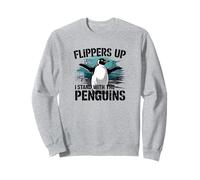 Flippers Up I Stand with The Penguins Sweatshirt