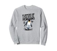 Flippers Up I Stand with The Penguins Sweatshirt