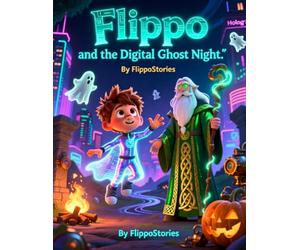 Flippo and the Digital Ghost Night.: FlippoStories | children's books | Cyberpunk | Halloween | Virtual Reality | Ghosts | Hologram | Tradition |
