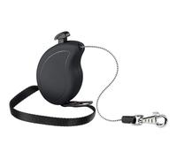 Flippy One Cord Mini Laisse Extensible Avec Corde Extensible Pour Chiens. Différentes Tailles Et Couleurs Disponibles.. Variante - Misure: 9.2 X 2.7 X H 6 Cm - Noir - Ferplast