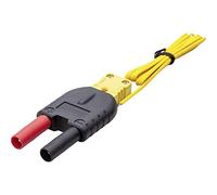 FLIR TA60 Sonde thermocouple avec adaptateur Noir | Fil flexible 37po, adaptateur mini 2 broches vers double banane, réponse rapide, pour multimètres