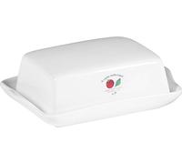 flirt 34830 'Snack' beurrier, 13 x 18 x 7 cm, porcelaine, blanc (1 pièce)