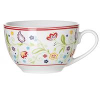 Flirt by R&B 018783 Doppio Shanti Verseuse à café avec motif paisley, 180 ml, porcelaine, blanc (1 pièce)