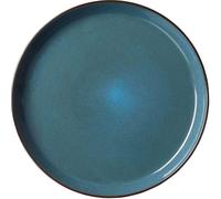 Flirt by R&B 277654 Assiette plate Visby, Ø 26 cm, céramique, bleu (1 pièce)