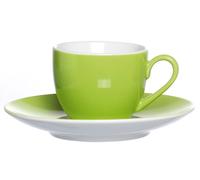 Flirt by R&B 516821 Doppio Tasse à expresso / Tasse à expresso 80 ml, porcelaine, vert (1 pièce)