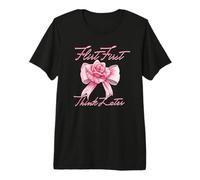 Flirt First Think Later Coquette Core Esthétique T-Shirt Haut de Gamme