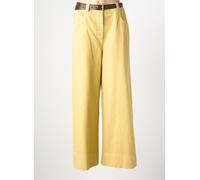 flirt pantalons femme de couleur jaune 40