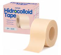 FLIRTARE Pansement Hydrocolloïde Rouleau 5 cm x 2 m, Ampoules et Boutons | Hydrocolloid Roll Imperméable et Transparent, Patch Bouton, Pansement Ampoule Pied et Talon, Seconde Peau, Coupures