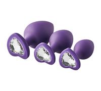 Flirts - kit pour initiation anale - set de plugs anaux 3 pièces - violet