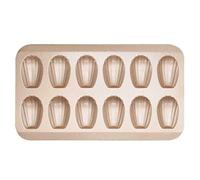 Flisdtry 12Cup Shell Moule antiadhésive en acier au pour Madeleine