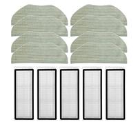 Flisdtry 13 Pcs Hepa Filtre Vadrouille Tissu Lavable pour 360 X90 X95 Aspirateur Accessoires Ménage Nettoyage