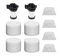 Flisdtry 2 HEPA, 4 kits de mousse et 4 kits de feutre, pour Flex DuoClean, IF100 IF200