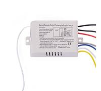 Flisdtry 4 lumières Lampe numérique sans Télécommande Interrupteur ON/OFF 220V