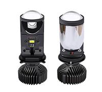 Flisdtry 60 W/Paire Lampe H4 LED Mini Projecteur Lentille Automobles Ampoule 8000LM Conversion Kit Salut/Lo Faisceau RHD LHD Droite