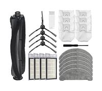 Flisdtry Accessoires pour brosse principale EVE Plus - Filtre HEPA - Brosse latérale pour à franges - Pièces de rechange pour aspirateur