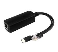 Flisdtry Adaptateur PoE vers USB-C 5 V, IEEE 802.3Af/At, convient pour caméras de sécurité, etc. (Gigabit)