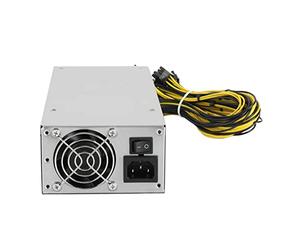 Flisdtry Bloc d'alimentation 2U à canal 1800 W 6 broches ATX 12 V 2.31 8 cartes 80 PLUS