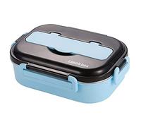 Flisdtry Boîte à déjeuner Bento pour étudiant - Isolation thermique - Doublure en acier inoxydable - A