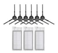 Flisdtry Brosse latérale HEPA Filtre Accessoires de rechange pour aspirateur EVE Plus Pièces de rechange