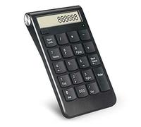 Flisdtry Clavier numérique sans 2 en 1 2,4 G avec écran LCD calculatrice pour ordinateur portable PC pour finance/comptabilité/finance
