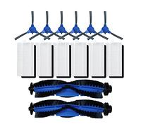 Flisdtry Filtre HEPA primaire - Brosse latérale principale pour robots Robovac 11S, 12, 15T, 15C, 25C, 30, 30C, 35C