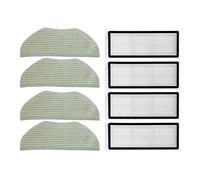 Flisdtry Hepa Filtre Vadrouille Tissu Lavable pour 360 X90 X95 Aspirateur Pièces De Rechange Nettoyage Ménage 8 Pcs