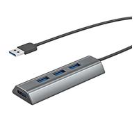 Flisdtry Hub USB 3.0 4 ports USB Splitter Ultra-Slim USB Data Hub Portable USB Port Expander pour PC Portable Pro