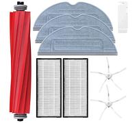 Flisdtry Kit d'accessoires pour aspirateur S7 T7 T7S T7 Plus T7S Plus Pièces de rechange Brosse latérale principale Filtre HEPA Chiffon
