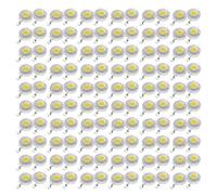 Flisdtry LED Lumière Haute 120 Pcs 1 W LED Blanc Lampe Perles 6000 K Émetteur de Lumière Composants Diode Lampe Perles DIY Éclairage