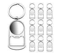 Flisdtry Lot de 10 décapsuleurs rectangulaires en métal par sublimation