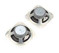 Flisdtry Lot de 2 haut-parleurs latéraux en papier 8 Ohm 10 W 10 cm